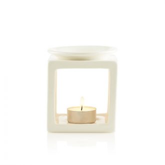 Oil Burner Cube White